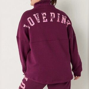 PINK Victoria's Secret varsity cowl neck pullover